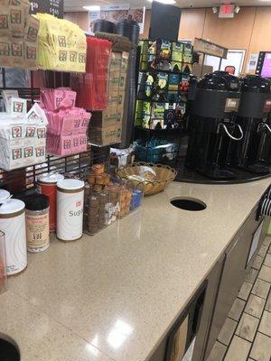 Always well stocked, clean and amazing coffee!