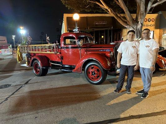 My handsome Son and me together @ The Annual Classic Car Flashback Carshow 2023