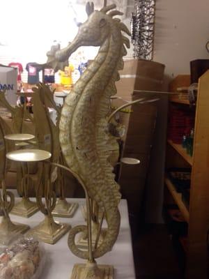 My new seahorse candle holder!!! As I love seahorses!!