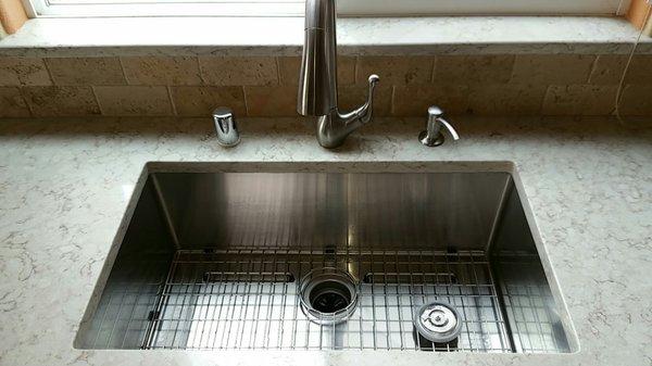 Stainless Steel sink removed all hard water spots, build up, etc.