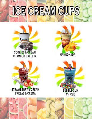 Ice Cream Cup Flavors