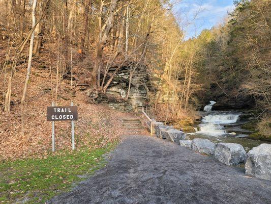 Trail was not closed