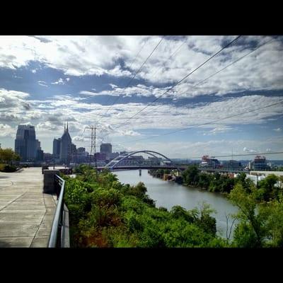 07-11-12; View of Downtown Nashville from Rolling Mill Hill, Nashville TN