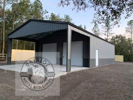 30x60x12 Shop 
40' Enclosed with a 20' Canopy