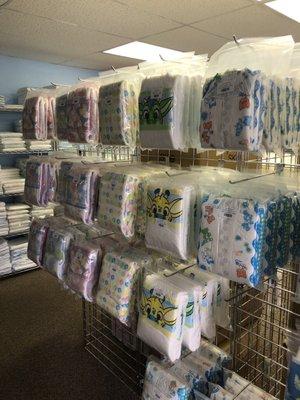 Sample Diapers from the brands ABUniverse