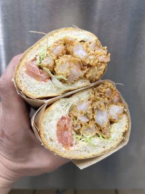 Shrimp po'boy