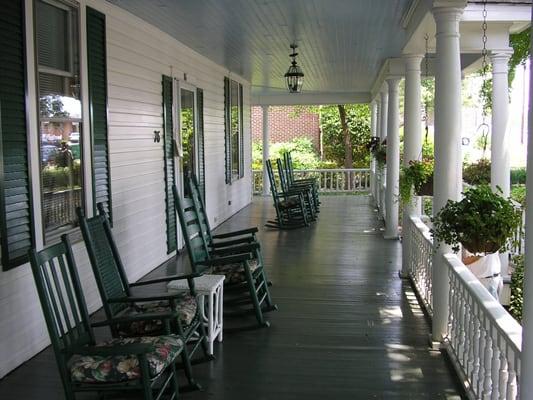 Sit a spell & rock on our huge front porch.