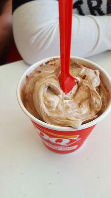 Salted caramel  truffle blizzard