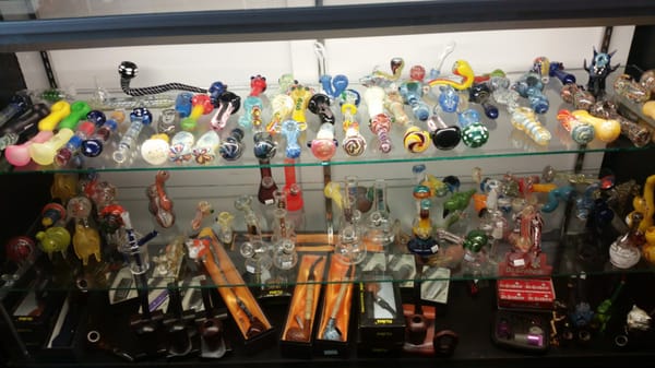 Hand Blown glass pipes. DOPE!