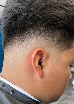 Es un corte de pelo fade