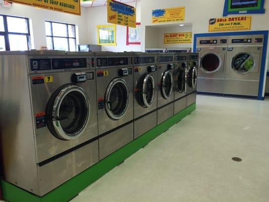 Front loading washing machines.