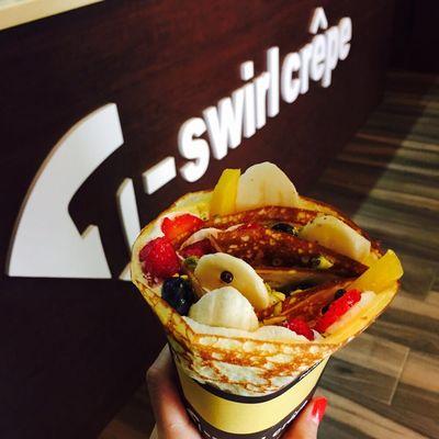 Enjoy the most delicious crepes here at T-Swirl!