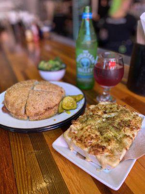 Muffuletta and Mac and Cheese