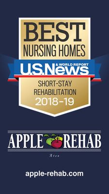 Apple Rehab Mystic made the 2018-2019 US Best nursing homes!