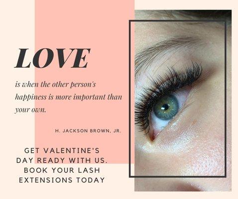 Get Valentines ready with beautiful lashes