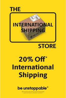 20% OFF Shipping To Any Country