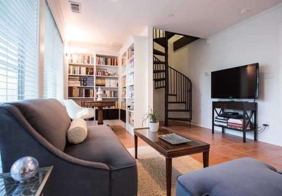 Great reading nook in a lovely Clarksville home.