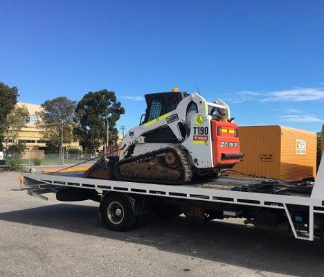 Bobcat loaded up to go get fixed.