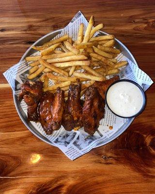 Our customers favorite, Buffalo Smoked Wings