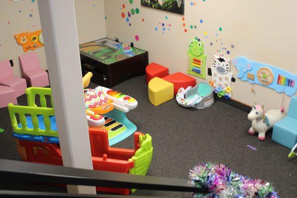 Downstairs play area