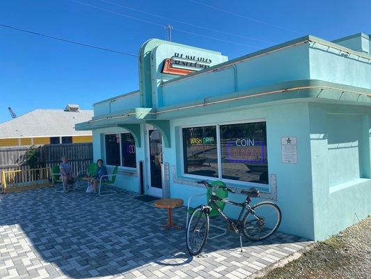 Front of The Marathon Laundromat