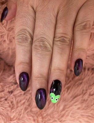 Halloween nail art