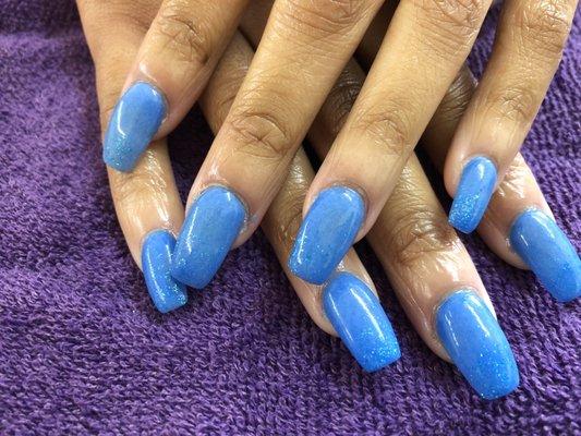 Blue acrylic set