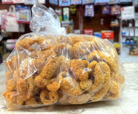 Chicharrón (fried pork rinds) at La Familia Mexican Deli & Supermarket near me