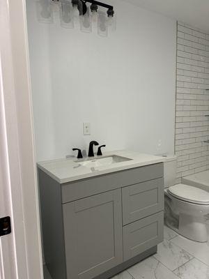 Finishing full bathroom