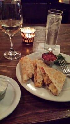 Easily the best chicken quesadilla ever!