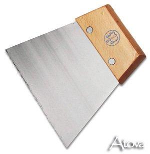 The Pavan 541 rigid edge scraper. Stainless steel blade, comes in multiple sizes.