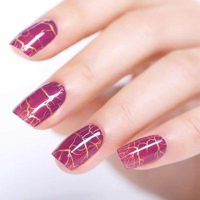 Crackle gel design