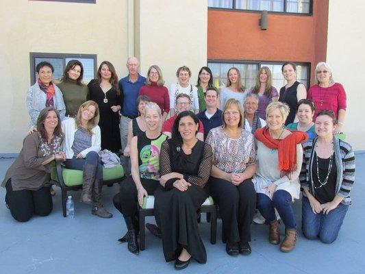 Participants in the level 2 Quantum Healing Hypnosis class with Julia Cannon held in Burbank, CA February 2016