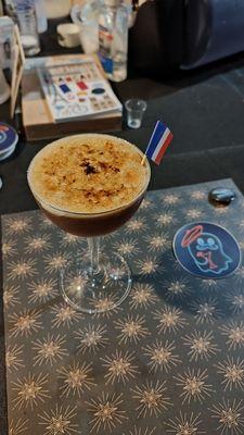 Creme brulee cocktail