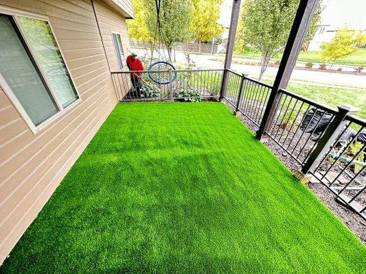 Under deck kids play area!