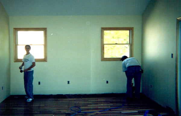 hardwood floor install