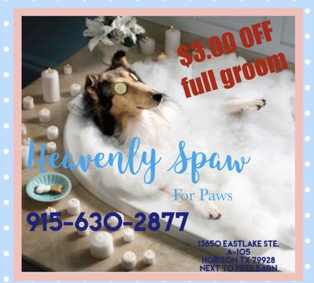 $3 off full groom