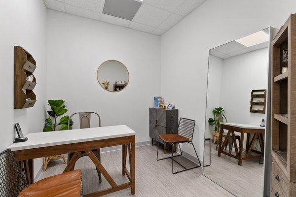 Our consultation room is where we discuss your aesthetic goals and create your custom treatment plan!