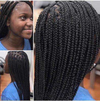 Teens love box braids