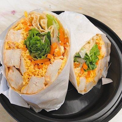 Buffalo chicken wrap