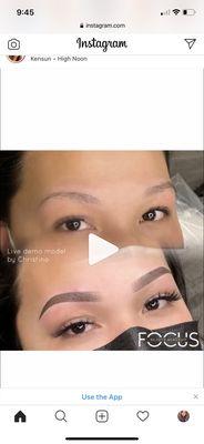 Ombré Powder Brows