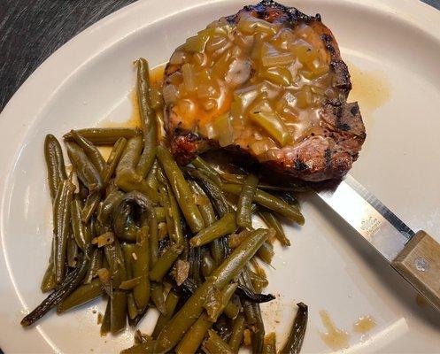 Pork Chop with Apple Brandy Sauce