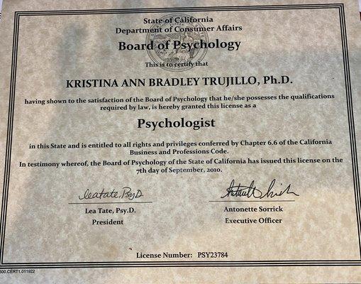 Psychologists in Sierra Madre, CA