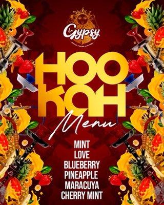 HOOKAH MENU