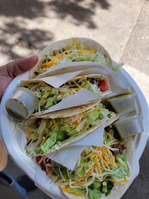 4x Carne asada tacos 2.5/ea