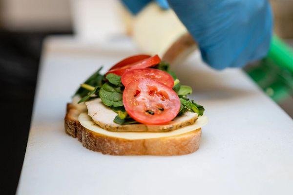 The first day back after a three day weekend is always made better with a freshly-made lunch from Halsted Street Deli & Bagel.