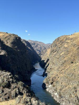 A view of the river from the Top of the World hike