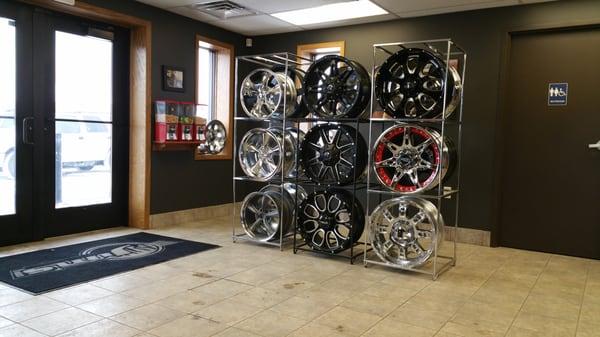 For Rims and tires this is the place in Rochester.