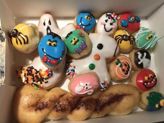 an assortment of their ready to go donuts