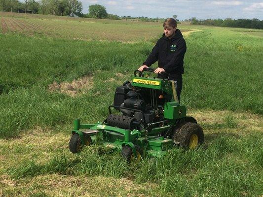 mowing acreage